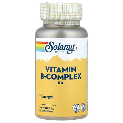 Solaray, Vitamin B-Complex, 50 VegCaps