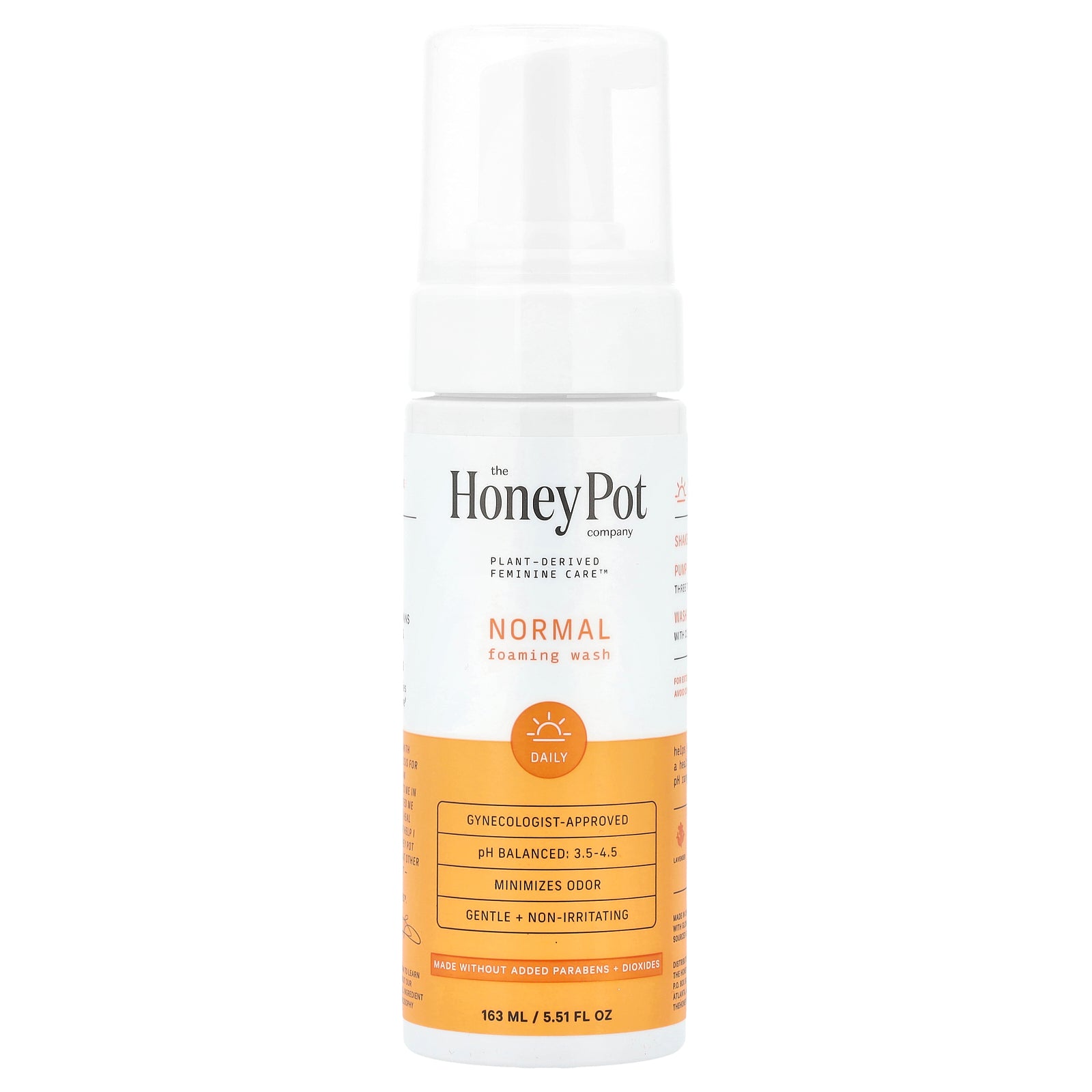 The Honey Pot Company, Foaming Wash, Normal, 5.51 fl oz (163 ml)