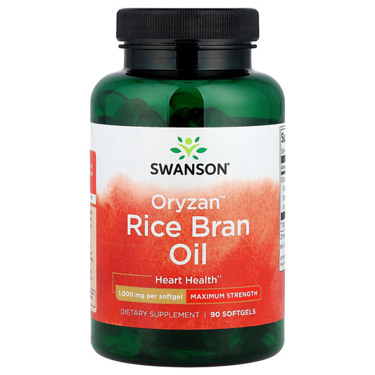 Swanson, Oryzan™ Rice Bran Oil, 1,000 mg, 90 Softgels