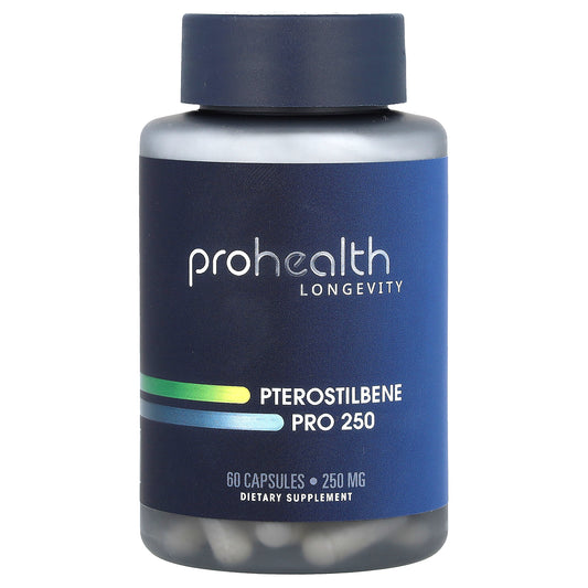 ProHealth Longevity, Pterostilbene Pro 250, 250 mg, 60 Capsules