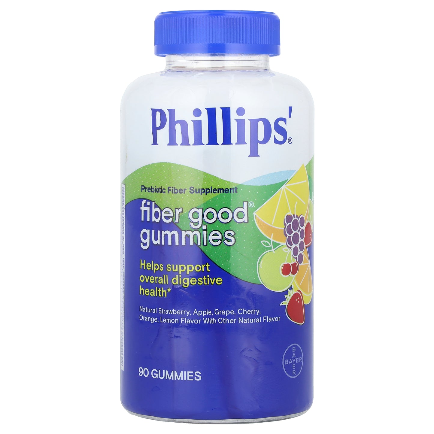 Phillip's, Fiber Good® Gummies, Assorted Flavors, 90 Gummies