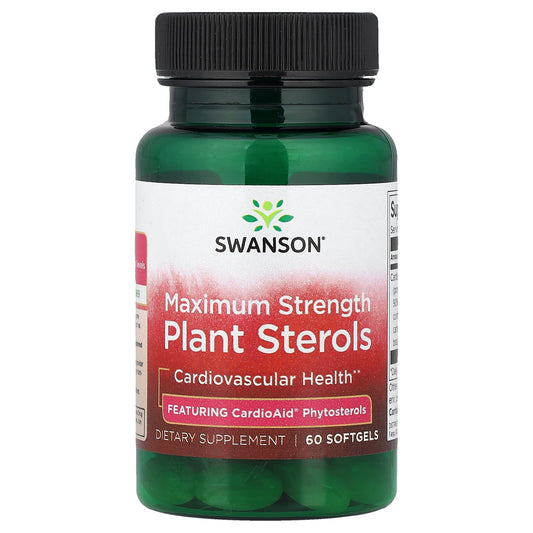 Swanson, Plant Sterols, Maximum Strength, 60 Softgels