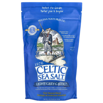 Celtic Sea Salt, Light Grey Celtic®, Vital Mineral Blend, 1 lb (454 g)