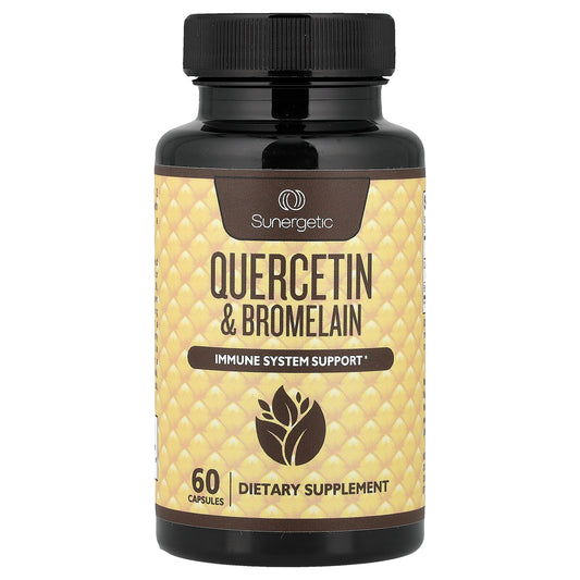 Sunergetic, Quercetin & Bromelain, 60 Capsules