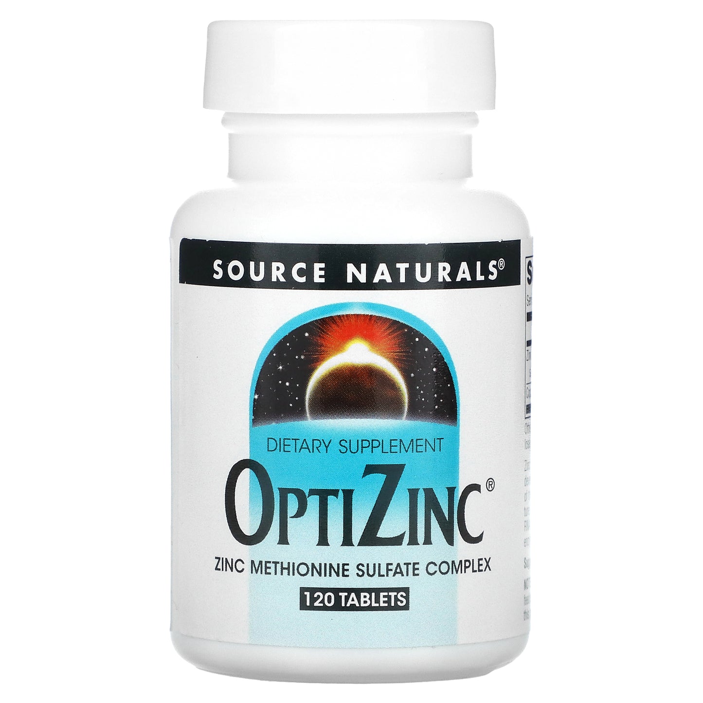 Source Naturals, OptiZinc, 120 Tablets