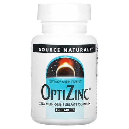 Source Naturals, OptiZinc, 120 Tablets