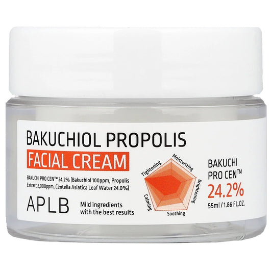 APLB, Bakuchiol Propolis Facial Cream , 1.86 fl oz (55 ml)