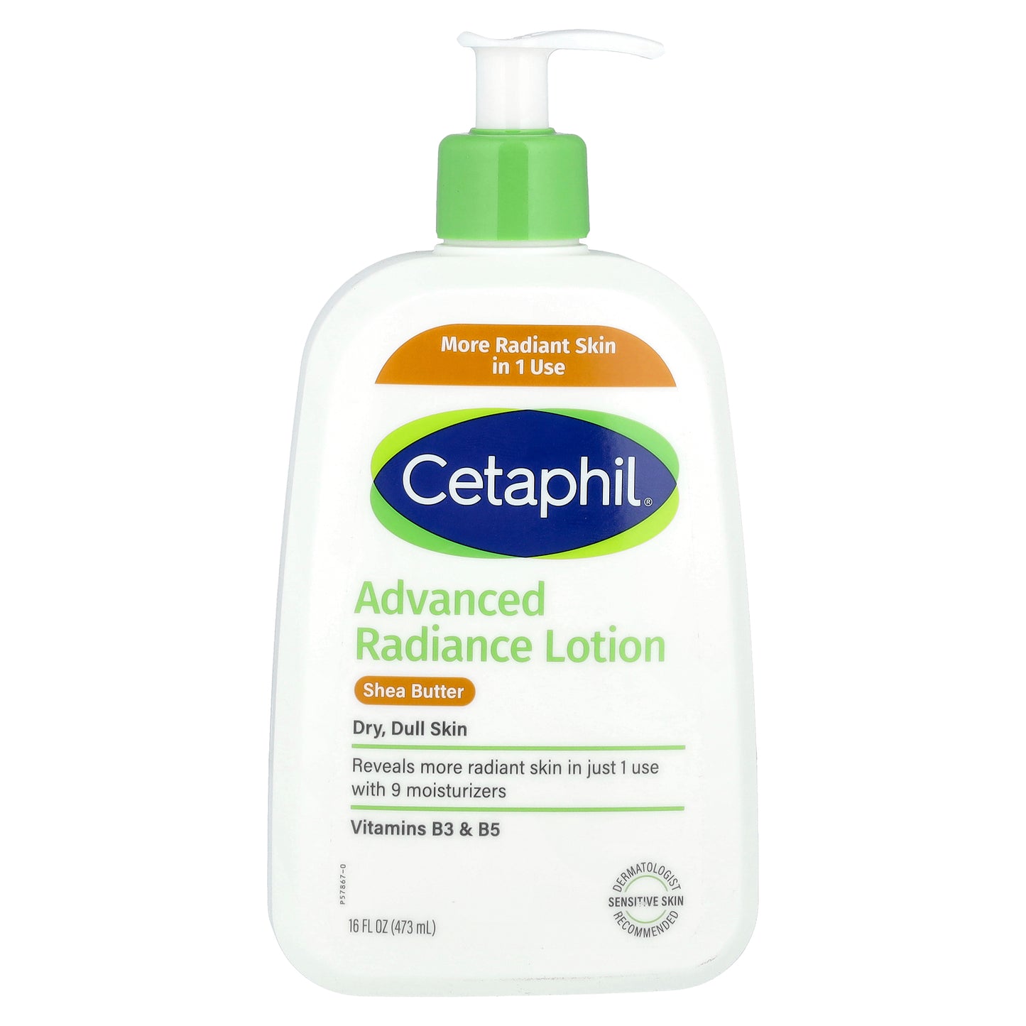 Cetaphil, Advanced Radiance Lotion, Shea Butter, 16 fl oz (473 ml)