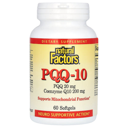 Natural Factors, PQQ-10, 60 Softgels