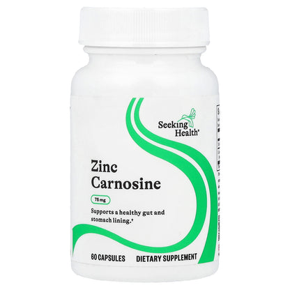 Seeking Health, Zinc Carnosine, 75 mg, 60 Capsules