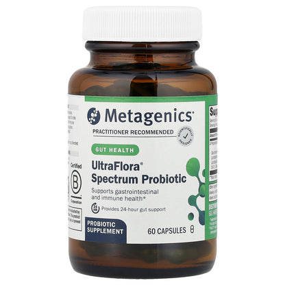 Metagenics, UltraFlora® Spectrum Probiotic, 30 Billion CFU, 60 Capsules