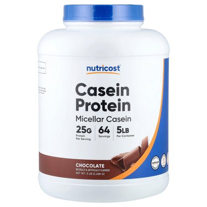 Nutricost, Casein Protein, Chocolate, 5 lb (2,268 g)