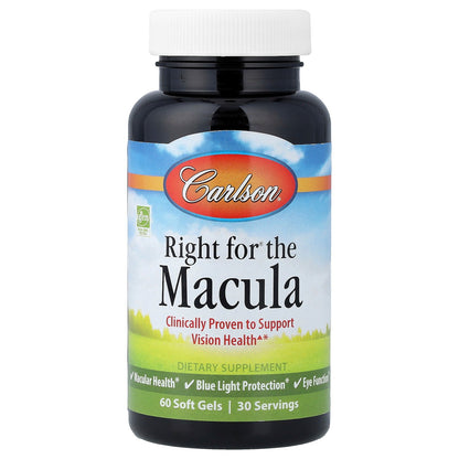 Carlson, Right for® the Macula, 60 Soft Gels