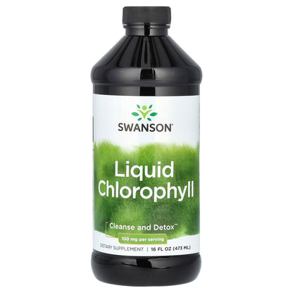 Swanson, Liquid Chlorophyll, 100 mg, 16 fl oz (473 ml)