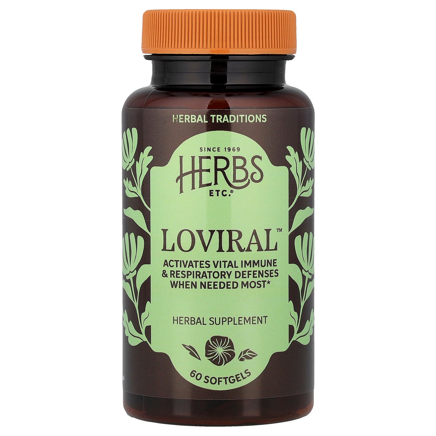 Herbs Etc., Loviral™, 60 Softgels