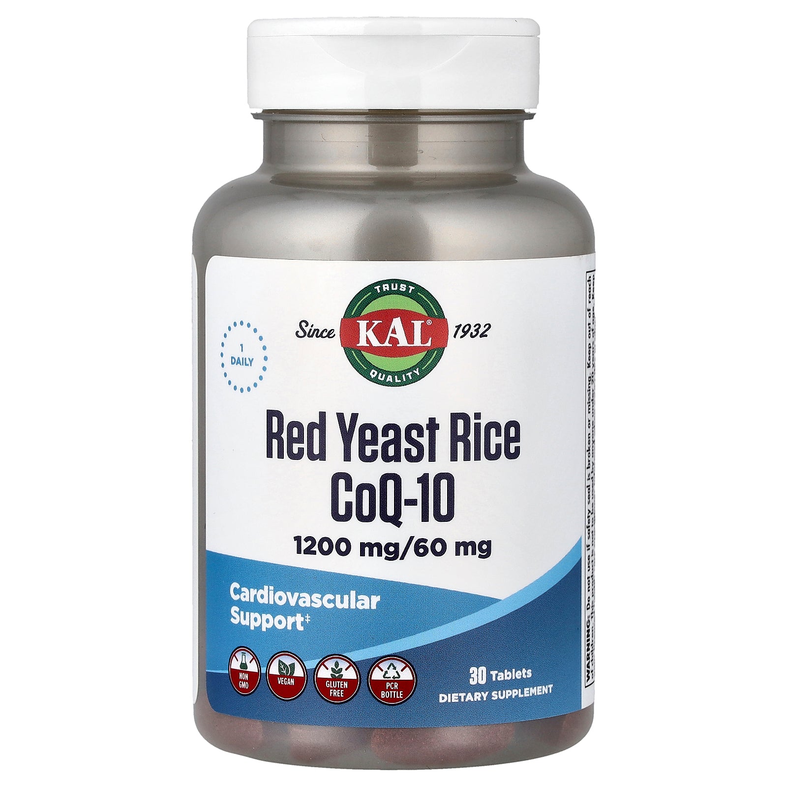 KAL, Red Yeast Rice & CoQ-10, 30 Tablets