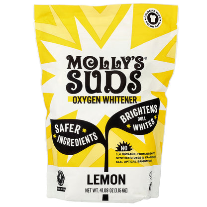 Molly's Suds, Oxygen Whitener, Lemon, 41.09 oz (1.15 kg)