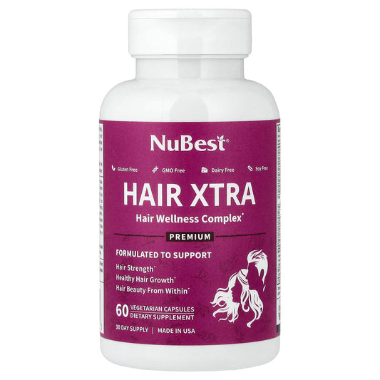NuBest, Hair Xtra, 60 Vegetarian Capsules