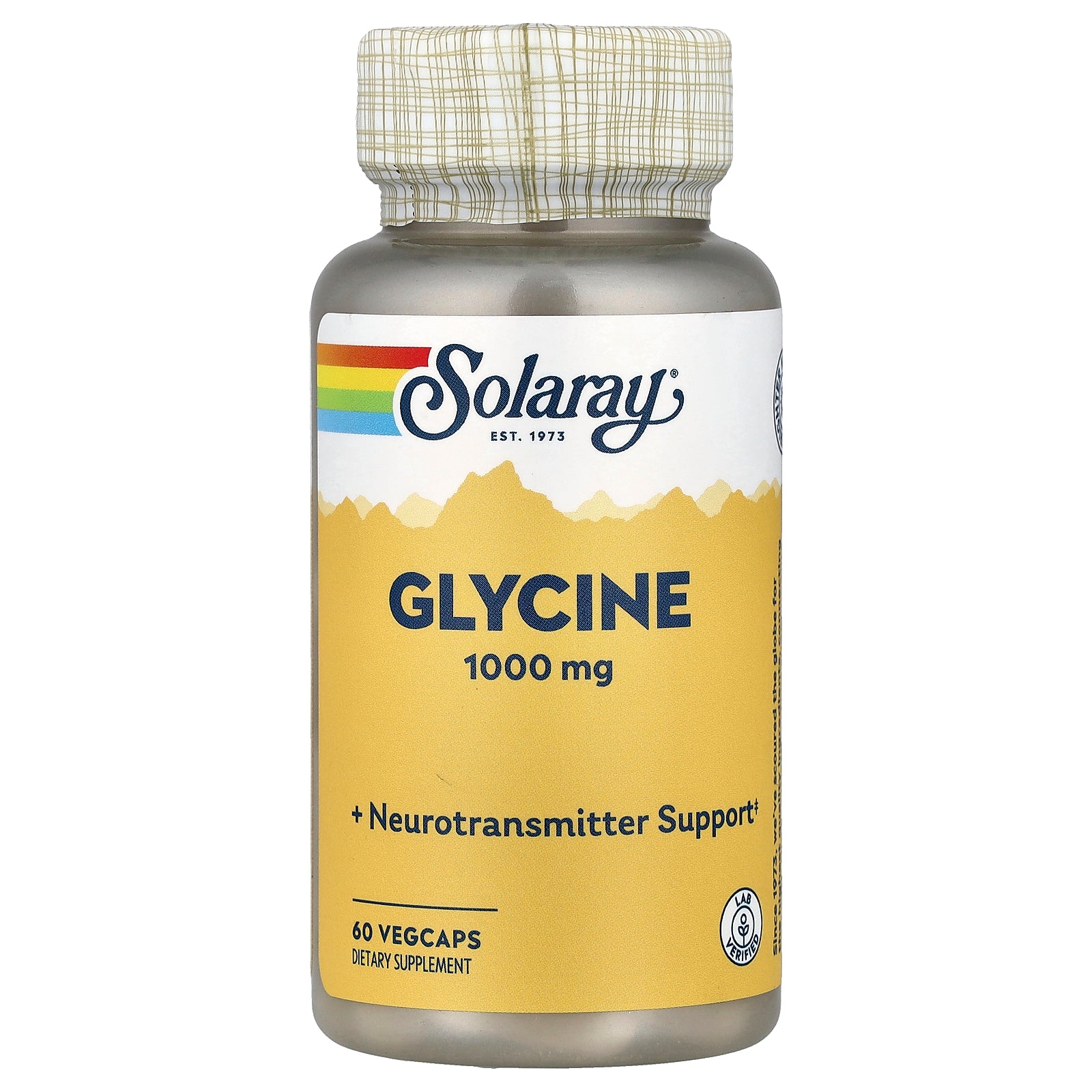 Solaray, Glycine , 1,000 mg , 60 VegCaps