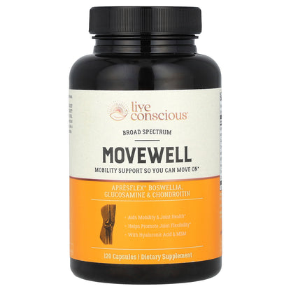 Live Conscious, MoveWell, 120 Capsules