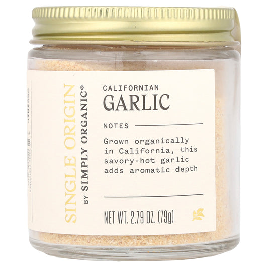 Simply Organic, Single Origin, Californian Garlic, 2.79 oz (79 g)