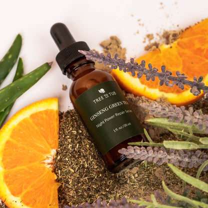 Tree To Tub, Ginseng Green Tea, 3-in-1 Anti-Aging Retinol Serum, 1 fl oz (30 ml)