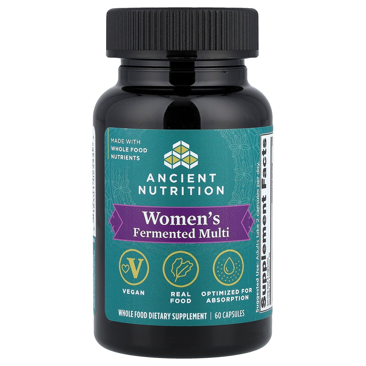 Ancient Nutrition, Women's Fermented Multi, 60 Capsules