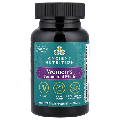 Ancient Nutrition, Women's Fermented Multi, 60 Capsules