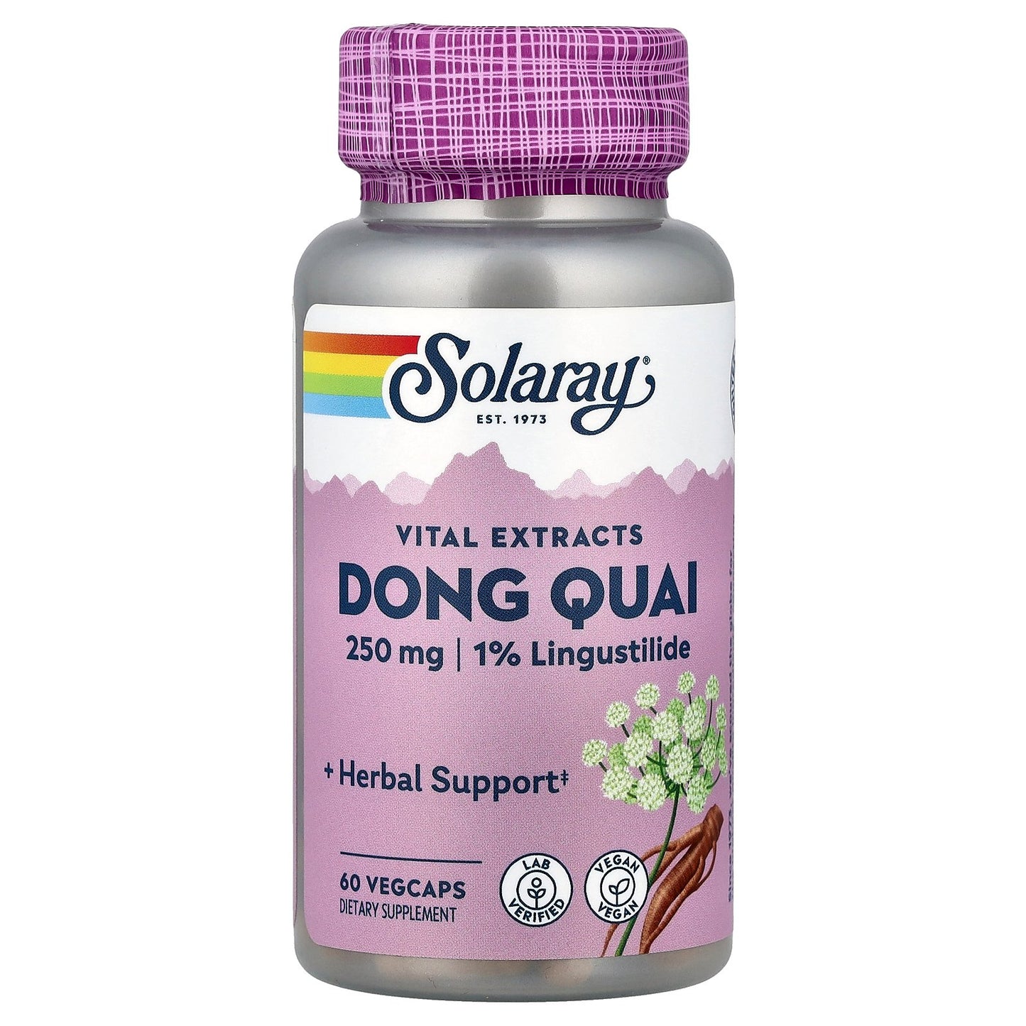 Solaray, Vital Extracts, Dong Quai, 250 mg, 60 VegCaps