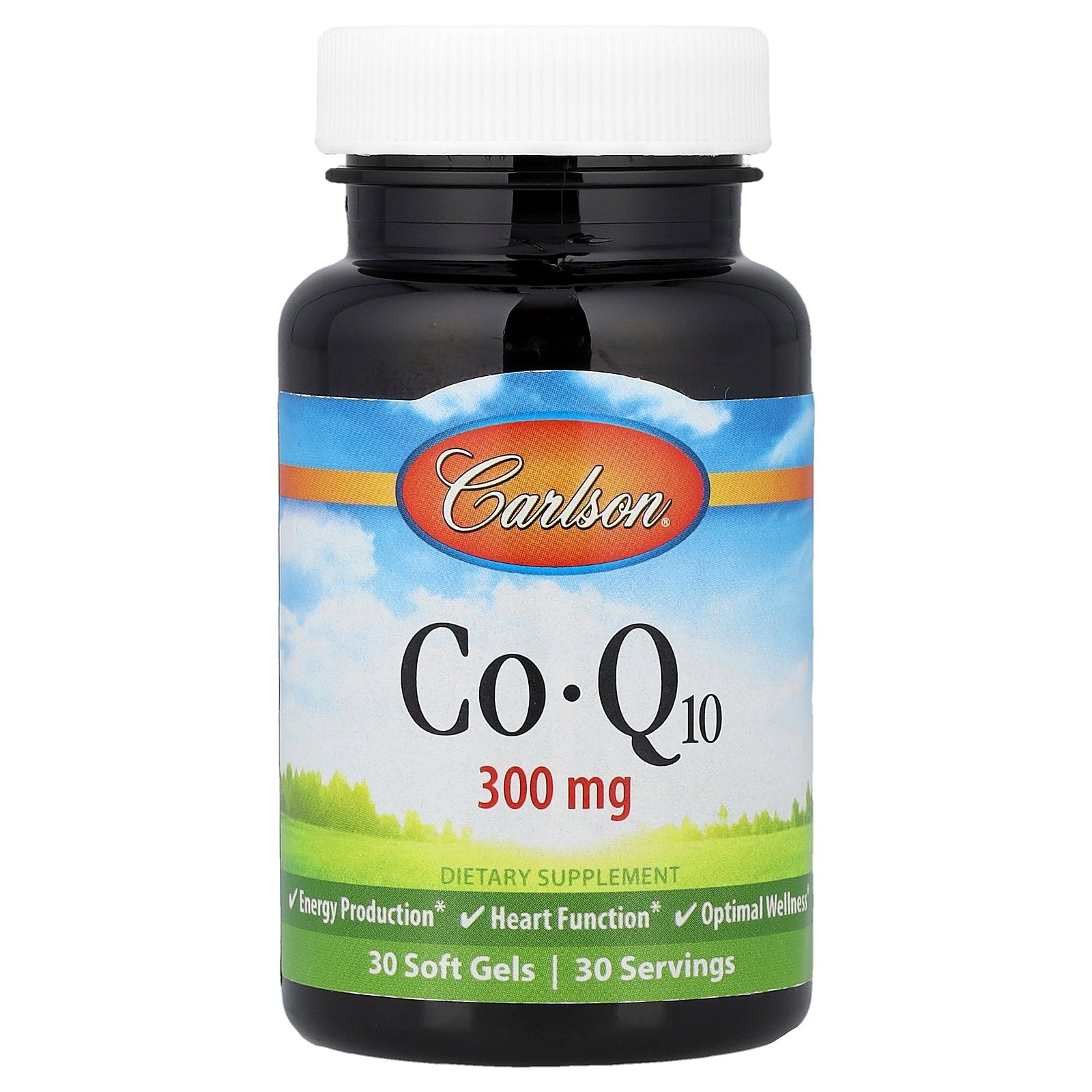 Carlson, Co-Q10, 30 Soft Gels