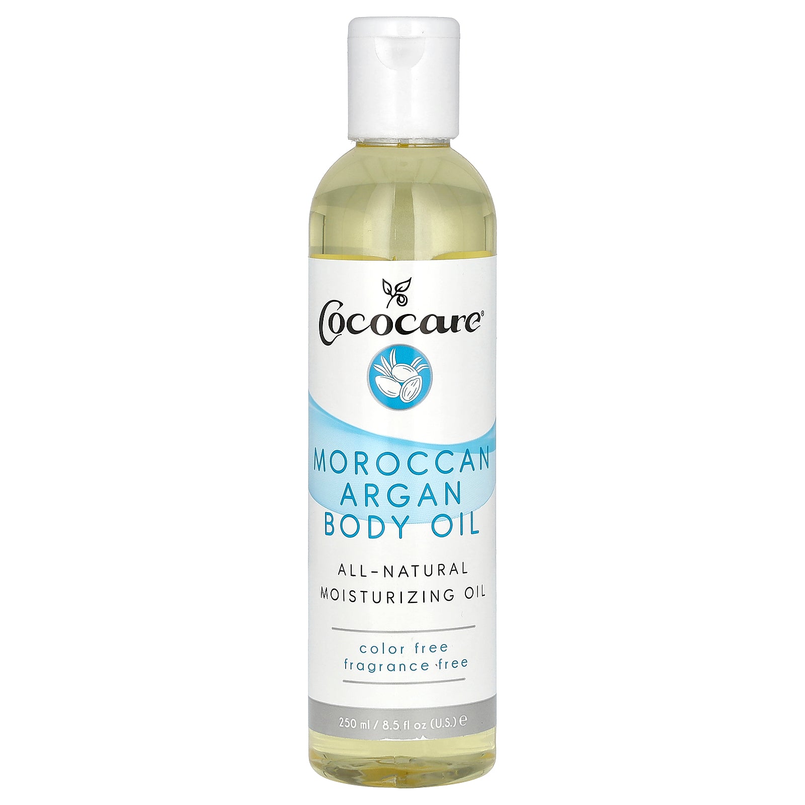 Cococare, Moroccan Argan Body Oil, Fragrance Free, 8.5 fl oz (250 ml)