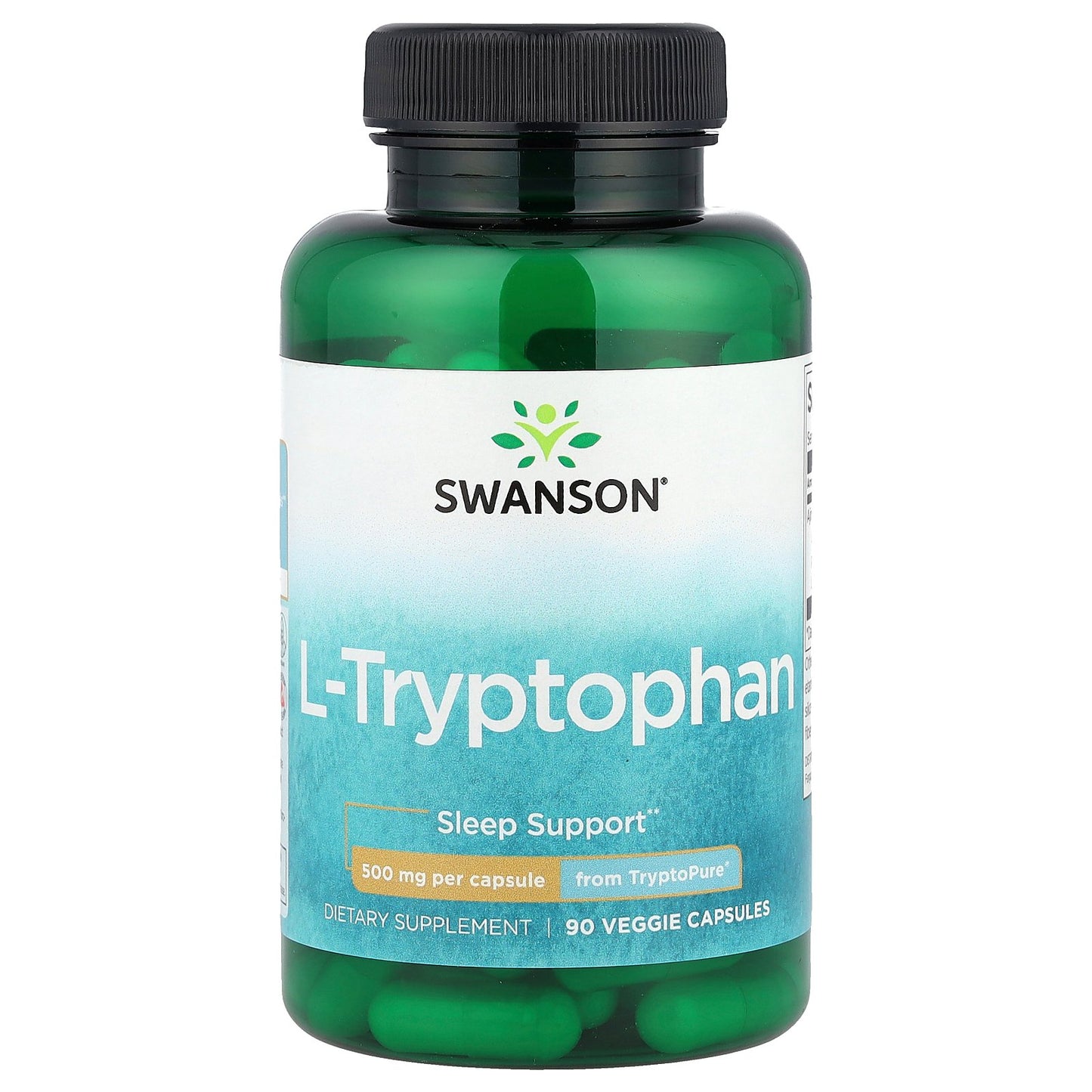 Swanson, L-Tryptophan, 500 mg, 90 Veggie Capsules