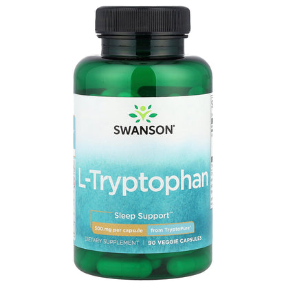 Swanson, L-Tryptophan, 500 mg, 90 Veggie Capsules