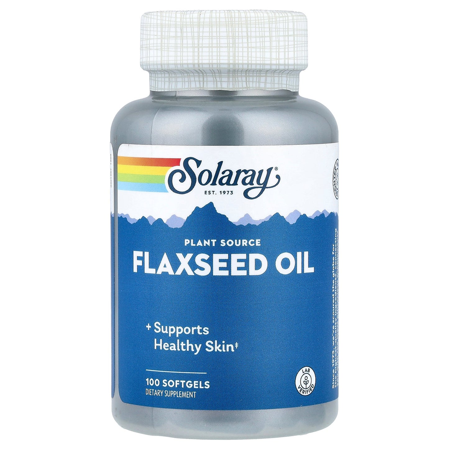 Solaray, Flaxseed Oil, 100 Softgels (1 g per Softgel)
