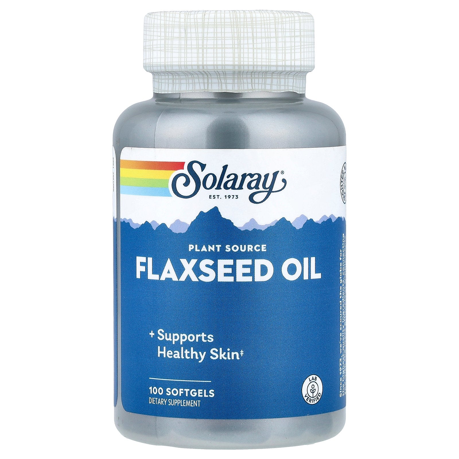 Solaray, Flaxseed Oil, 100 Softgels (1 g per Softgel)