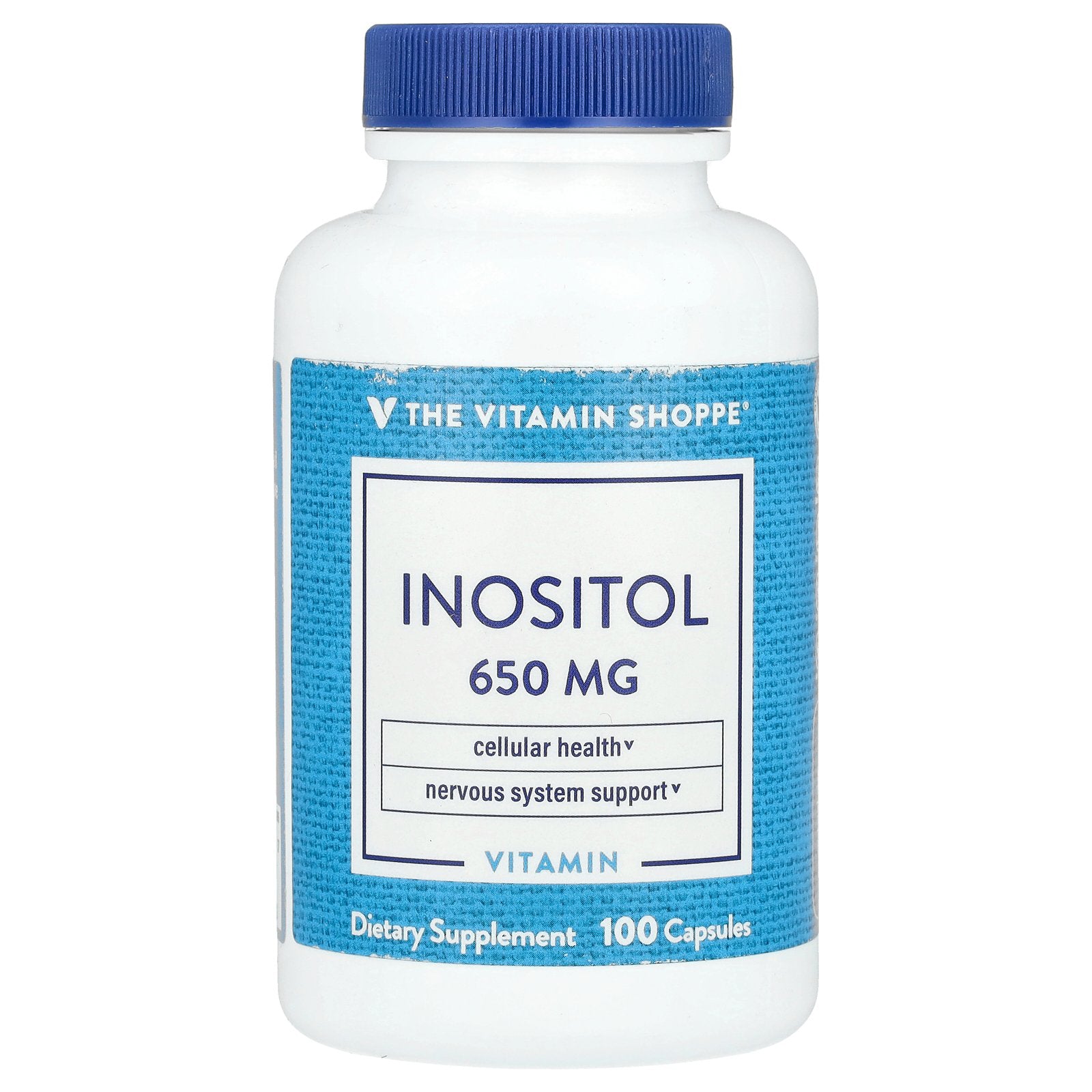 The Vitamin Shoppe, Inositol, 650 mg, 100 Capsules