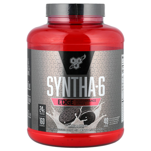 BSN, Syntha-6® Edge, Protein Powder Drink Mix, Cookies & Cream, 4.23 lb (1.92 kg)