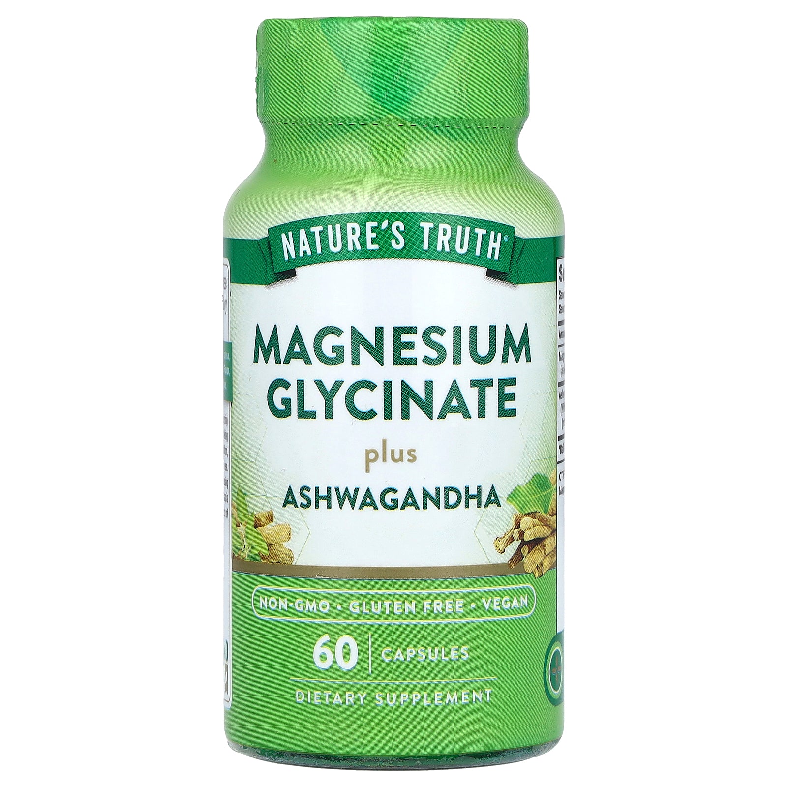 Nature's Truth, Magnesium Glycinate Plus Ashwagandha, 60 Capsules