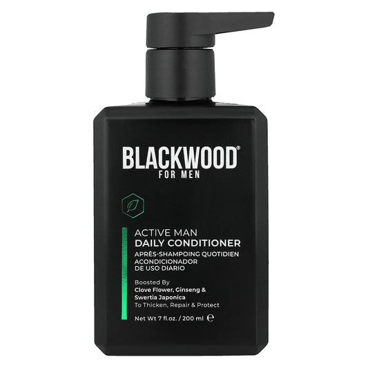 Blackwood For Men, Active Man, Daily Conditioner, Clove Flower, Ginseng & Swertia Japonica, 7 fl oz (200 ml)