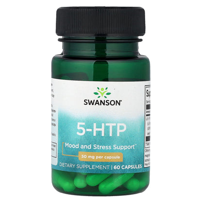 Swanson, 5-HTP, 50 mg, 60 Capsules