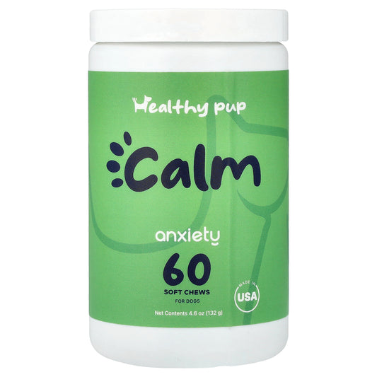 Healthy Pup, Calm, Anxiety, For Dogs, 60 Soft Chews, 4.6 oz (132 g)