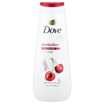 Dove, Revitalize Body Wash, Cherry + Chia Milk, 20 fl oz