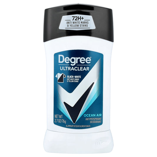 Degree, Antiperspirant Deodorant, UltraClear, Black + White, Ocean Air, 2.7 oz (76 g)