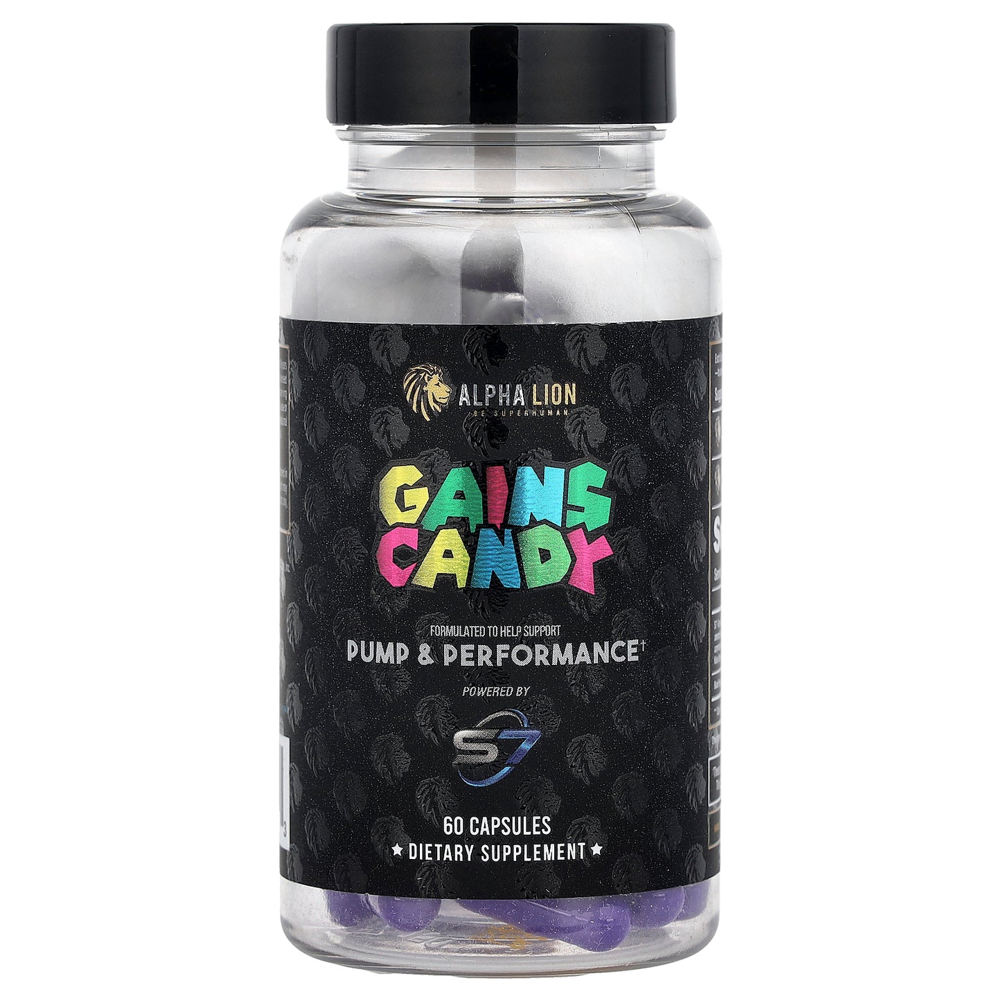 ALPHA LION, Gains Candy, 60 Capsules