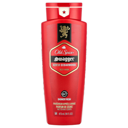 Old Spice, Swagger Body Wash, Cedarwood, 16 fl oz (473 ml)