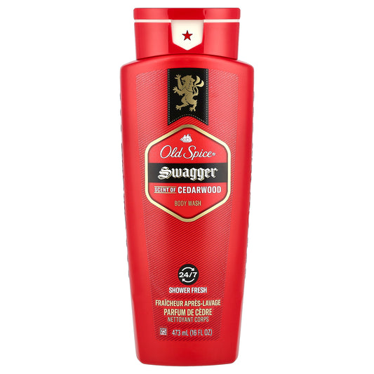Old Spice, Swagger Body Wash, Cedarwood, 16 fl oz (473 ml)