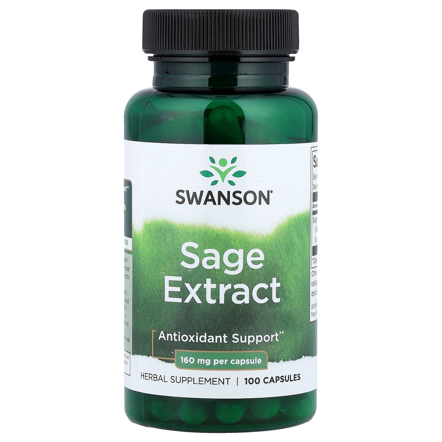Swanson, Sage Extract, 160 mg, 100 Capsules