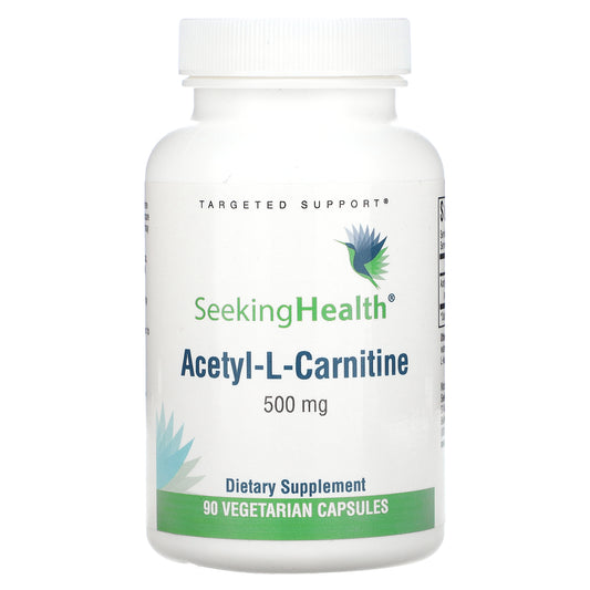 Seeking Health, Acetyl-L-Carnitine, 500 mg, 90 Vegetarian Capsules