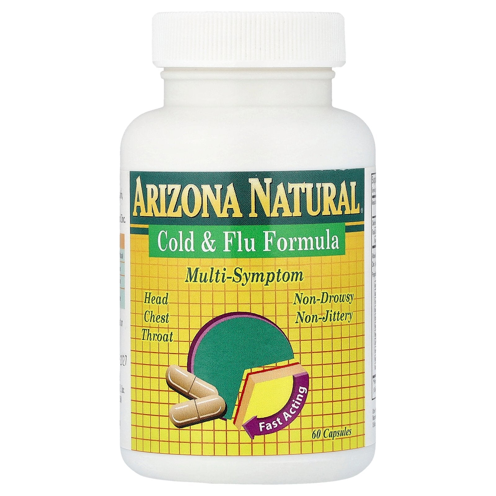 Arizona Natural, Cold & Flu Formula , 60 Capsules