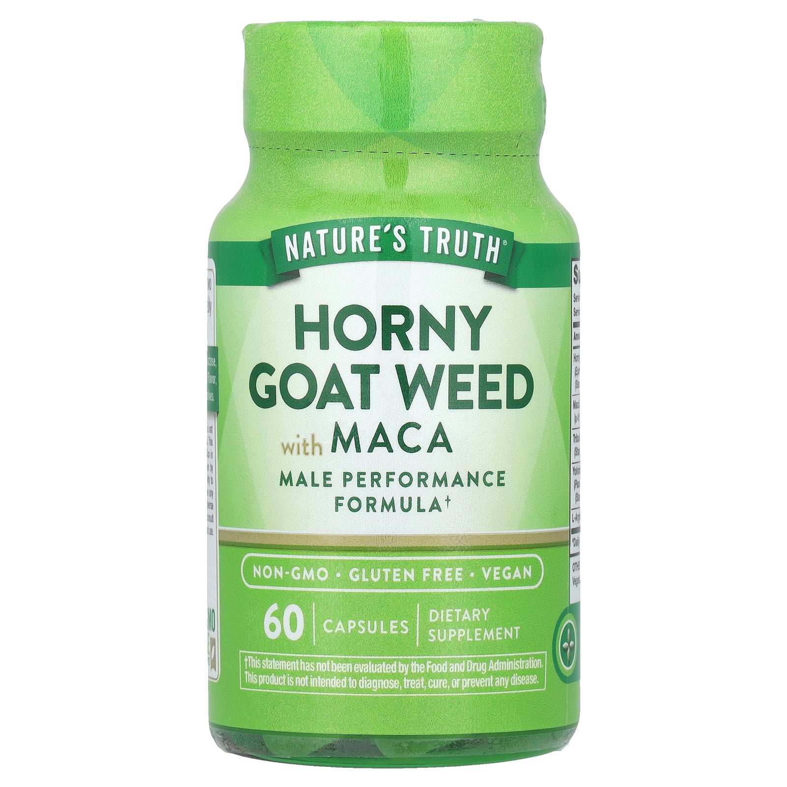 Nature's Truth, Horny Goat Weed with Maca, 60 Capsules